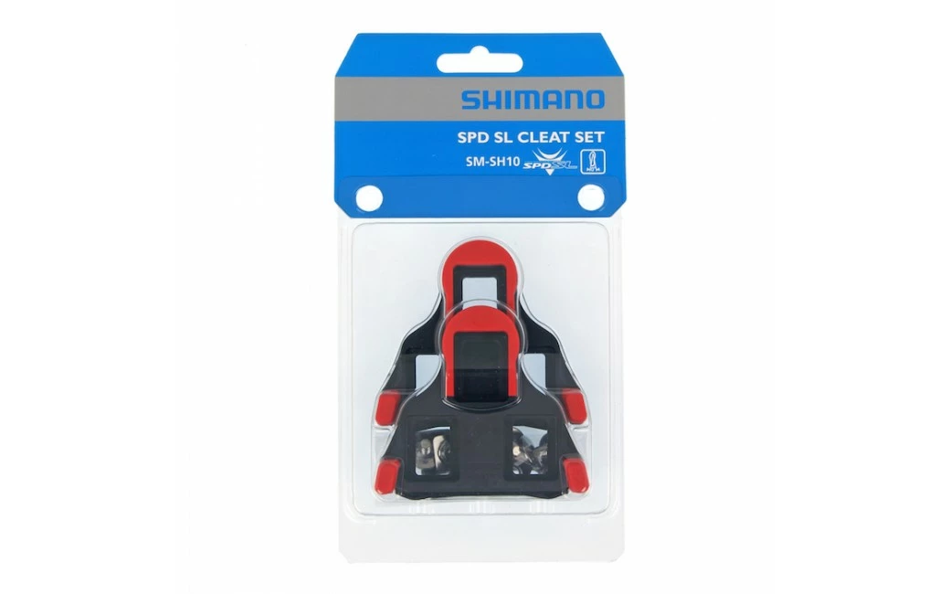 Cales Pédales Automatiques Shimano SPD-SL SM-SH10 Rouge - Y42U98020 3 Cales Pédales Automatiques Shimano SPD-SL SM-SH10 Rouge - Y42U98020