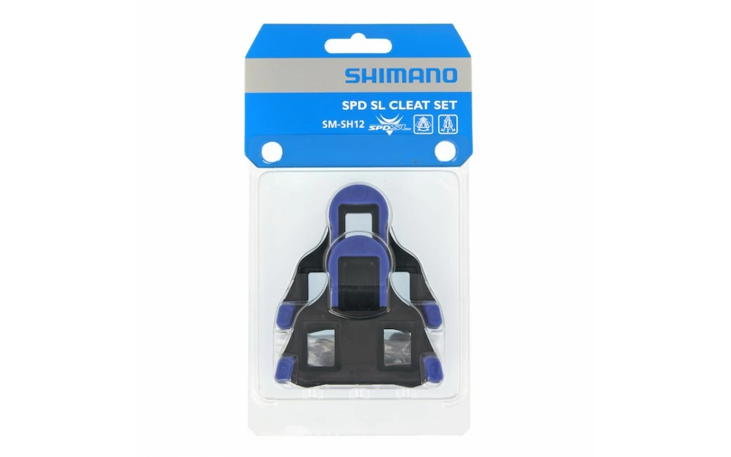 Cales Pédales Automatiques Shimano SPD-SL SM-SH12 Bleu - Y40B98140 3 Cales Pédales Automatiques Shimano SPD-SL SM-SH12 Bleu - Y40B98140