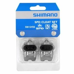 Cales Pédales Automatiques Shimano SPD SM-SH56 Argent Avec Plaque - Y41S98092