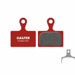 Plaquettes De Frein Galfer Rouge Advanced - Compatible Shimano ULTEGRA, Dura-Ace, XTR, 105, Tiagra, GRX.