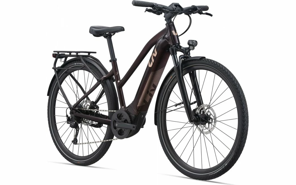 Vélo De Ville électrique Femme Liv Amiti E+ 2 Marron/Beige - 2022 4 Vélo De Ville électrique Femme Liv Amiti E+ 2 Marron/Beige - 2022 – Image 2