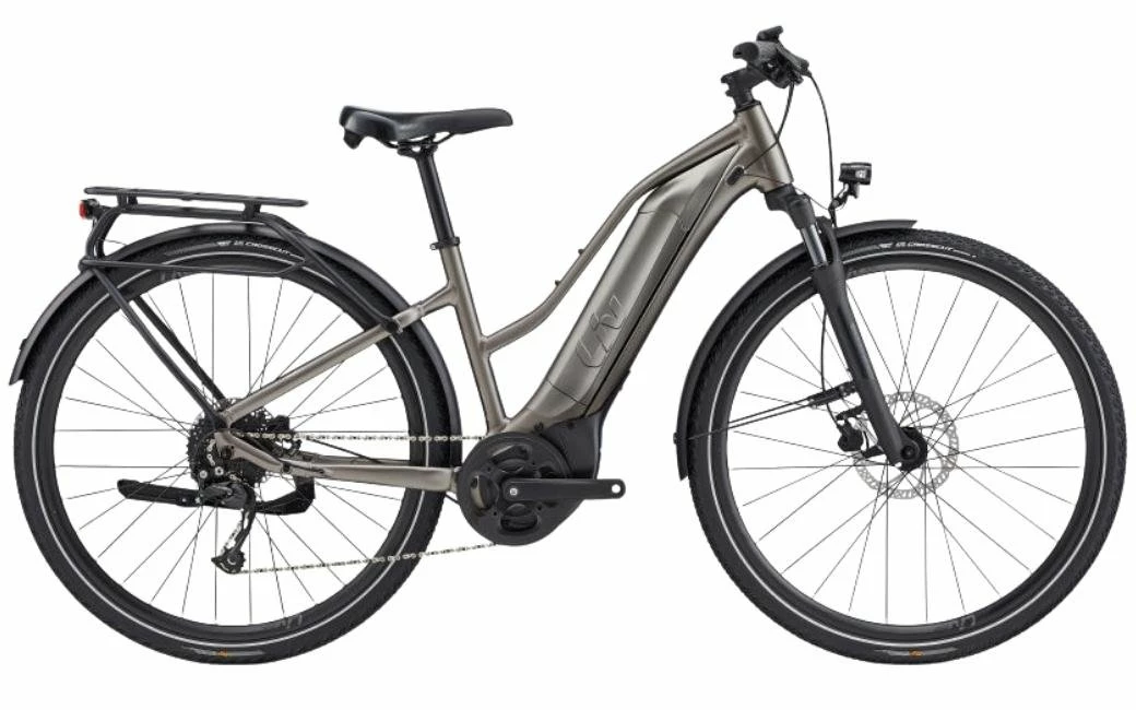 Vélo De Ville Electrique Liv Amiti E+ 3 Gris - 2022 3 Vélo De Ville Electrique Liv Amiti E+ 3 Gris - 2022