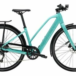 VTC électrique Trek FX+ 2 Femme Bleu Clair 250Wh - 2023