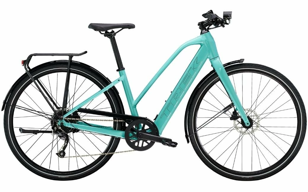 VTC électrique Trek FX+ 2 Femme Bleu Clair 250Wh - 2023 3 VTC électrique Trek FX+ 2 Femme Bleu Clair 250Wh - 2023
