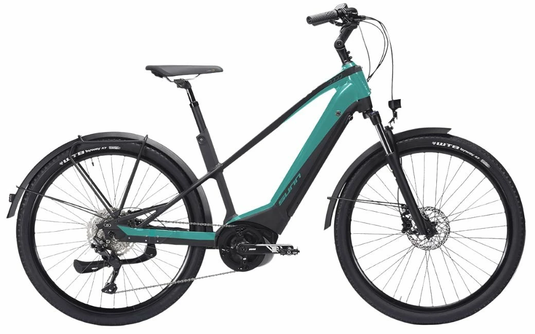 VTC Sunn Urb Sleek Vert/Noir 400Wh Femme - 2022 3 VTC Sunn Urb Sleek Vert/Noir 400Wh Femme - 2022