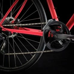Vélo Fitness Trek FX 2 Disc Rouge - 2023 -Pièces Route Boutique velo fitness trek fx 2 disc rouge 2023 4