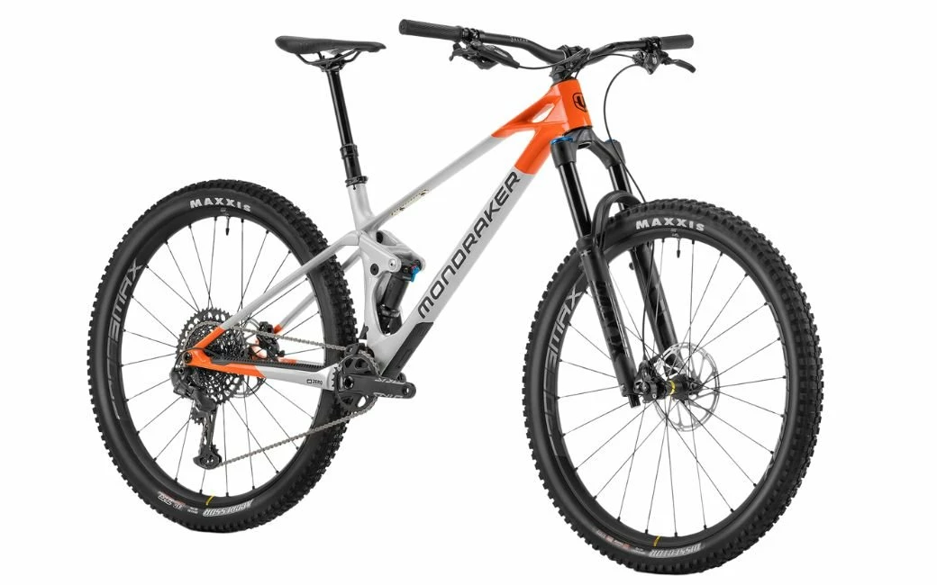 VTT MONDRAKER Raze Carbon R Gris/Orange - 2023 4 VTT MONDRAKER Raze Carbon R Gris/Orange - 2023 – Image 2