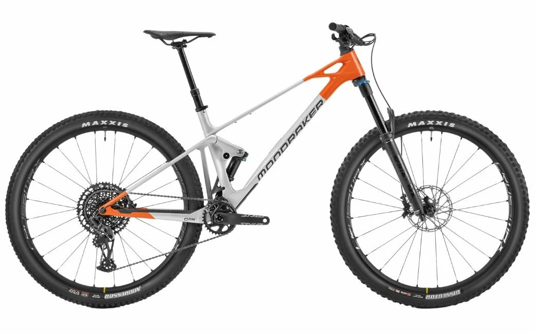 VTT MONDRAKER Raze Carbon R Gris/Orange - 2023 3 VTT MONDRAKER Raze Carbon R Gris/Orange - 2023